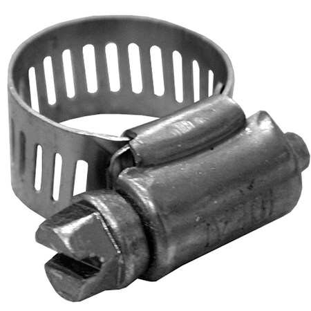 5 In. - 7 In. Gear Clamp With 1/2 In. Band, All Stainless, Box Of 50